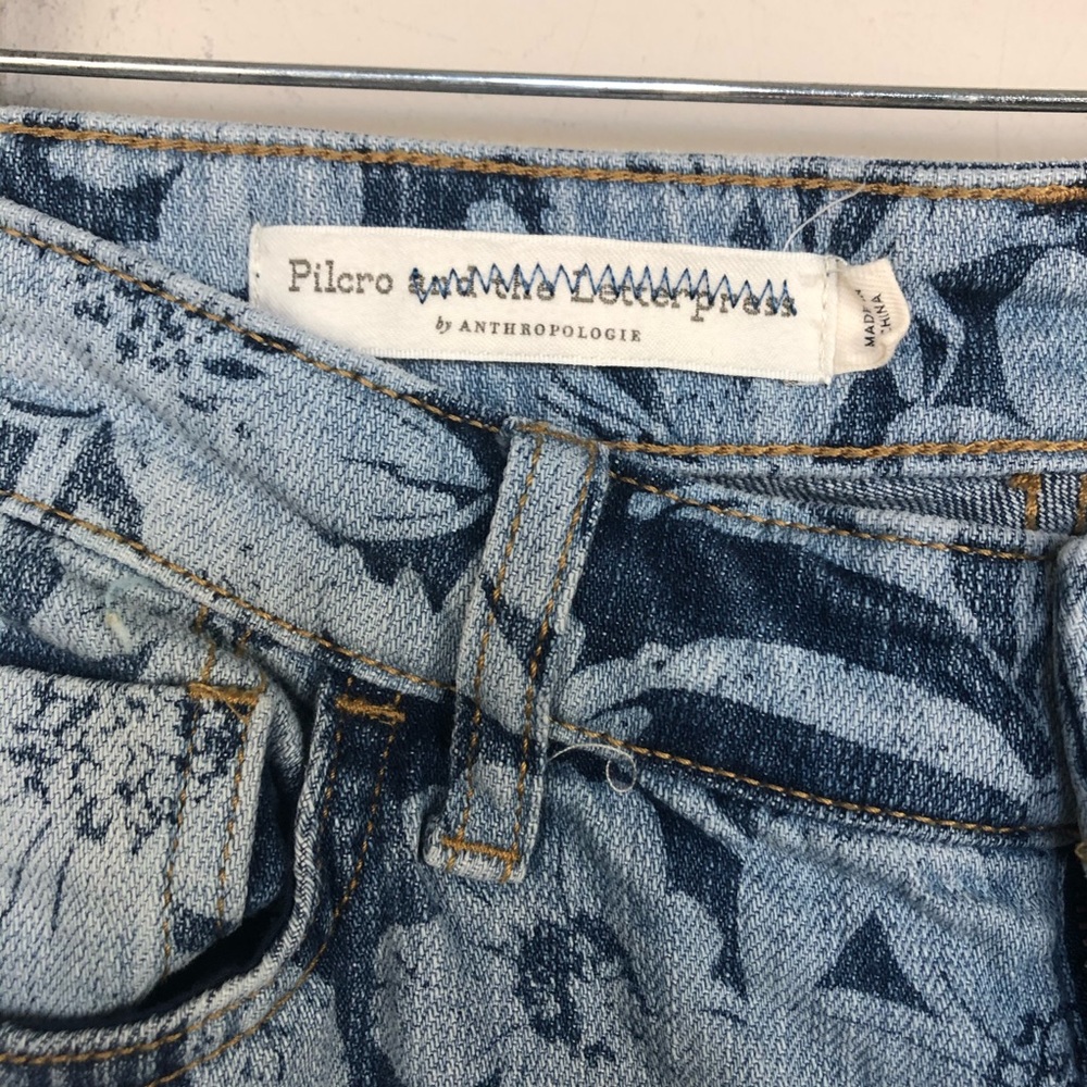 Anthropologie Pilcro Boyfriend Tropical Jeans - Picture 3 of 7